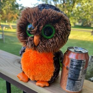 Ty Beanie Boos - MIDNIGHT the Halloween Owl (9 Inch Medium Size Buddy)